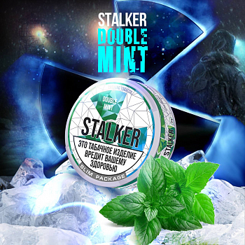 Жевательный табак STALKER "Double mint / Двойная мята" 8гр